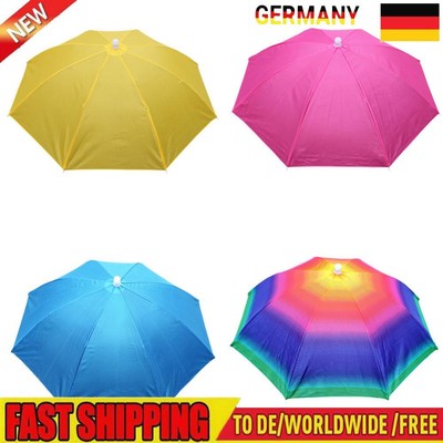 Fishing Umbrella Hat Foldable Outdoor Sun Shade Waterproof Anti-Rain Headwear