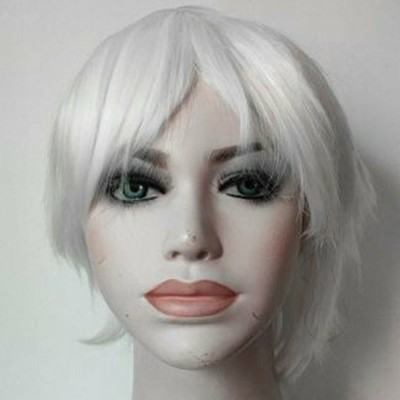 Male White Wig for Cosplaying Anime Characters Straight ...