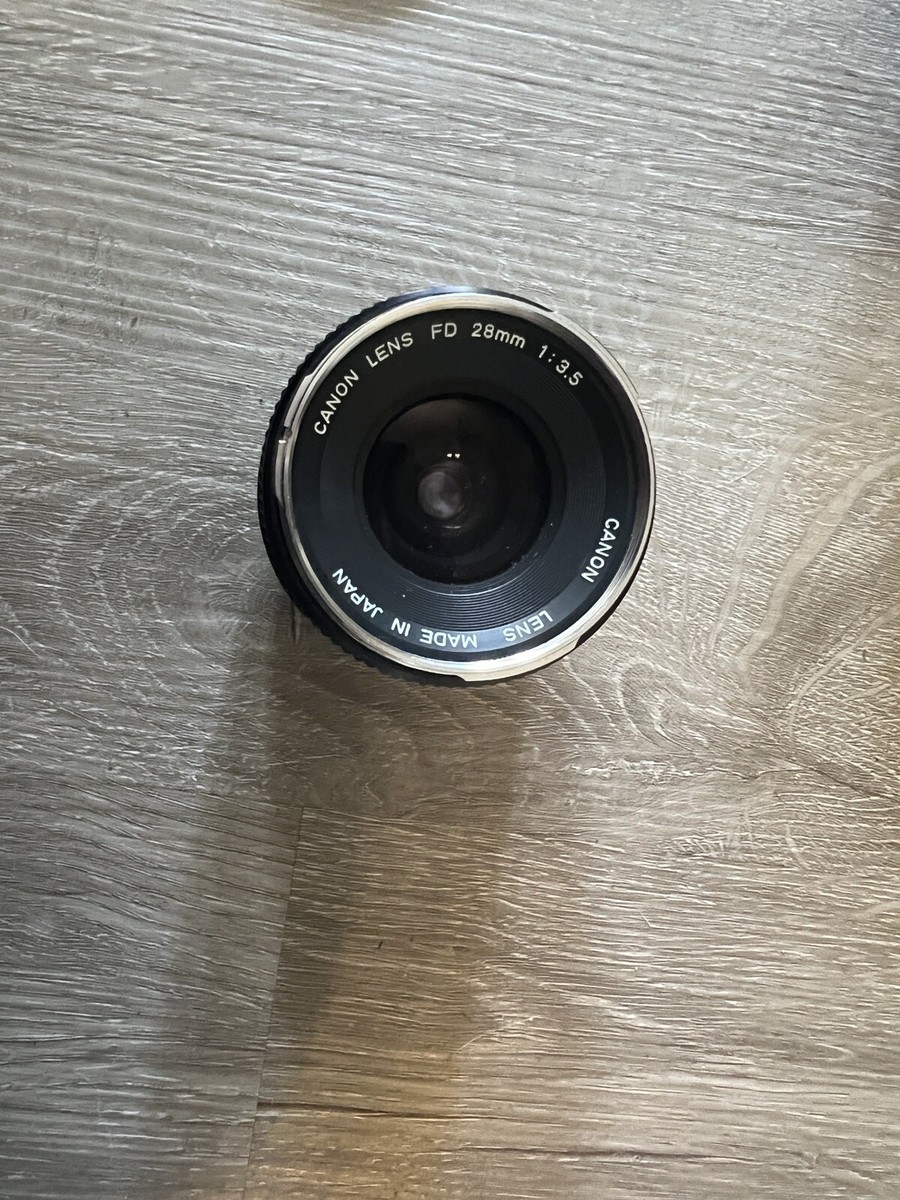 Canon FD 28mm f3.5 Lens BL #705 | eBay
