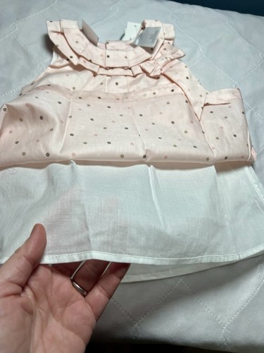 Koala Baby Girls Dress Size 6/9 Months Polka Dot Sleeveless With Bloomers NEW - Picture 16 of 19