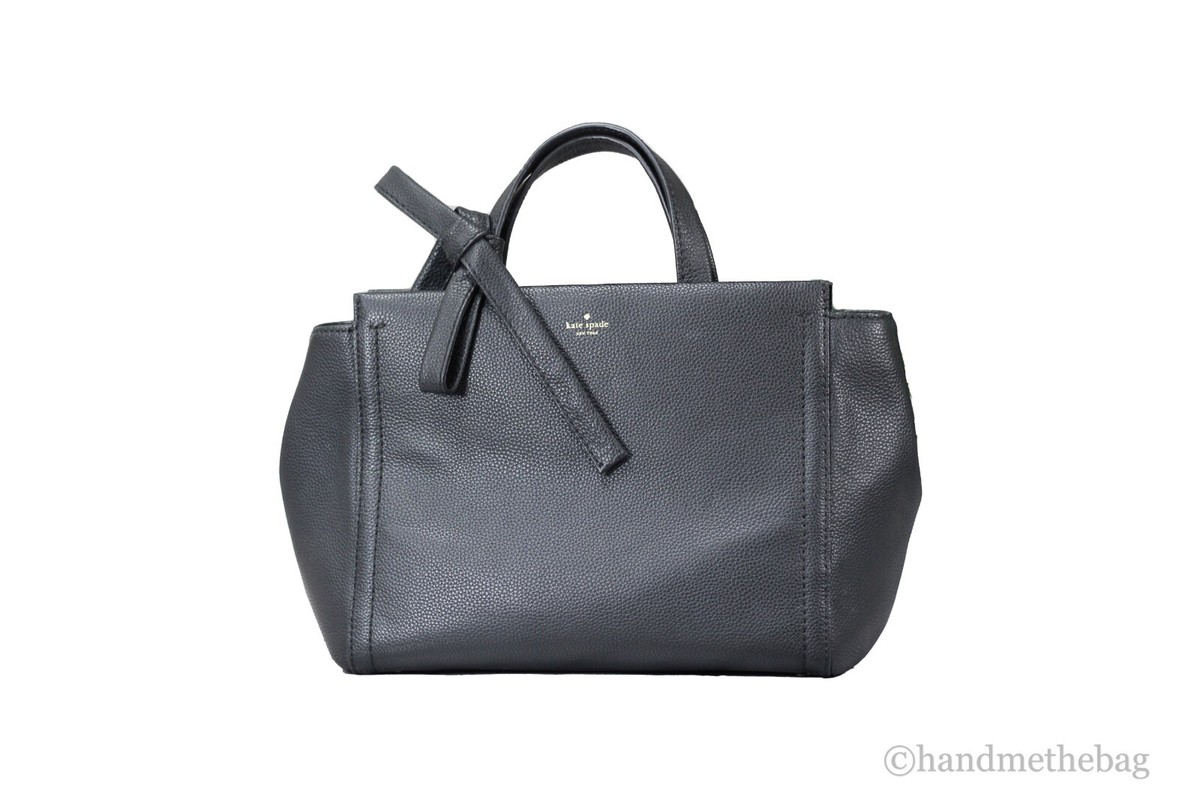 Kate Spade (Wkru5161) Cordelia Lowell Lane Black Leather Satchel