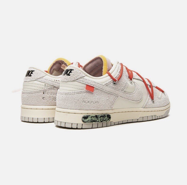 OFF WHITE X NIKE Taglia 10 Nike Dunk Low x Off White lotto 33 di 50 2021 indossate una volta