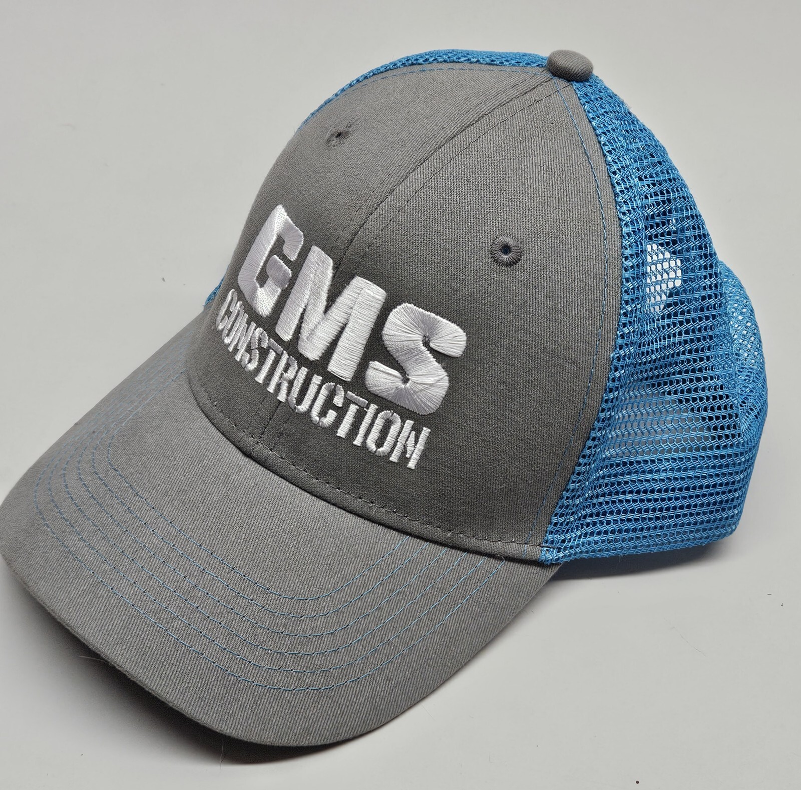 GMS Construction Hat Cap Mesh Adjustable Snapback… - image 4