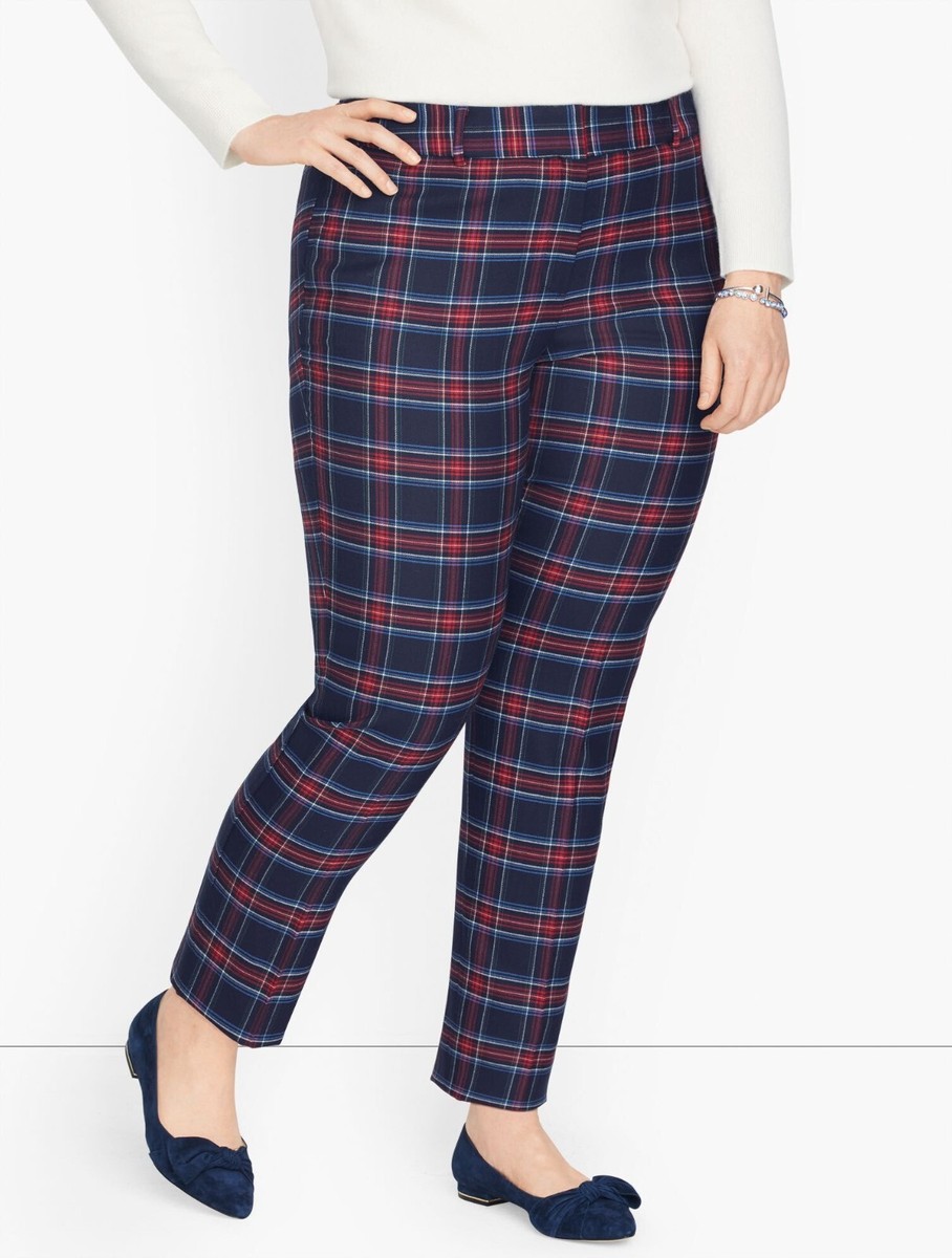 Blackwatch Plaid Pants Talbots Plus Size Pants NEW! Talbots Black