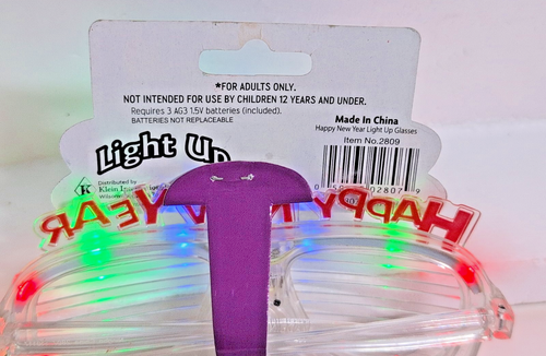 LED Glasses Light up Glasses Glowing Glasses for New Year Party Very Good Condit - Picture 5 of 8