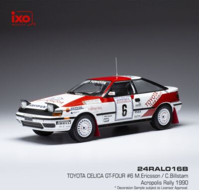TOYOTA CELICA GT-FOUR #6 ERICSSON / BILLSTAM RALLYE ACROPOLIS - 1990