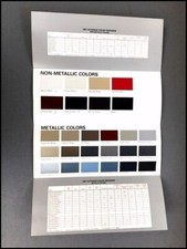 1987 Vw Volkswagen Scirocco Jetta Vanagon Quantum Paint Guide Brochure