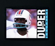 Mark Duper 1985 Topps - Miami Dolphins #310 MINT