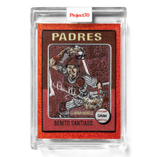2021 TOPPS PROJECT70 #740 Benito Santiago By Minsbandz