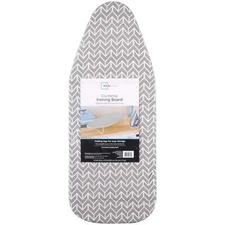 Countertop Lightweight Ironing Board with Foldable Legs, Gray Chevron, 2.45 lbs