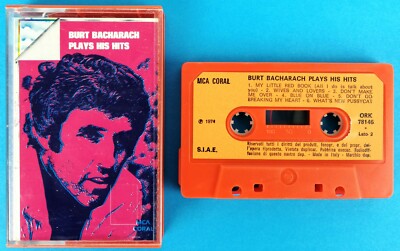 BURT BACHARACH - SPIELT SEINE HITS - 1974 - ITALIEN - MUSICASSETTA 