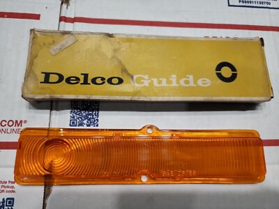 NOS GM 1963 64 CHEVY II NOVA LH PARKING LAMP LIGHT LENS GM 5954493