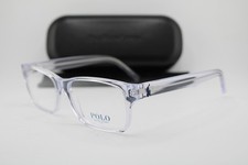 NEW POLO RALPH LAUREN PH 2117 5331 CLEAR BLUE AUTHENTIC EYEGLASSES 56-16