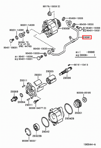 Genuine Toyota LandCruiser HZJ76 HZJ74 1HZ 4.2 Diesel Vacuum Pump Tube Pipe - Picture 4 of 7