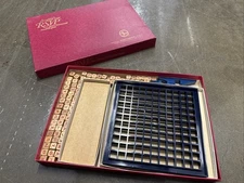 SCRABBLE RSVP 3 Dimensional Crossword Game Selchow & Righter COMPLETE SET