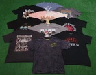Lot of 10 Rock N Roll Band Concert Tour T-Shirt Tees Mens Size Large Rock Music
