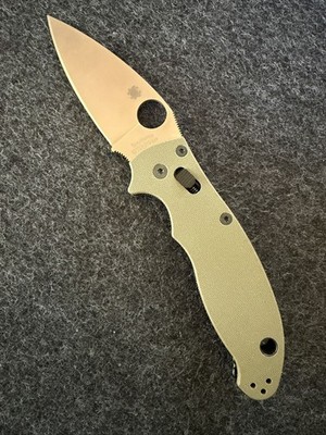 Spyderco REC EXCLUSIVE Manix 2 CTS-204P Avocado C101GPODFDE2 NEW 