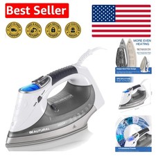 1800-Watt Ceramic Soleplate Steam Iron with 9...