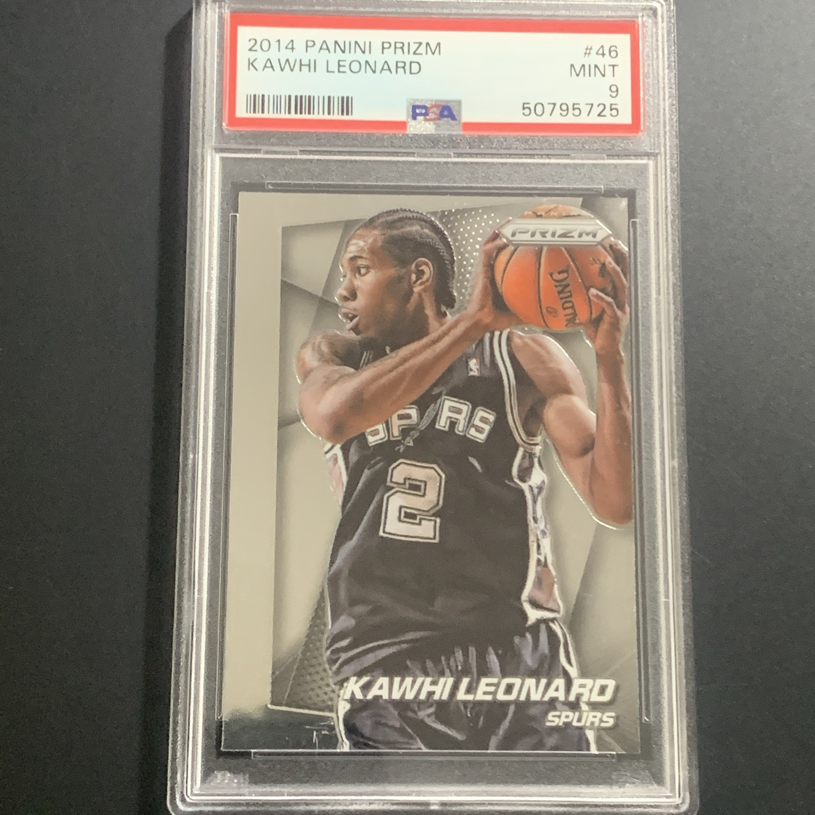2014-15 Panini Prizm silver Kawhi Leonard #46 San Antonio Spurs Basketball