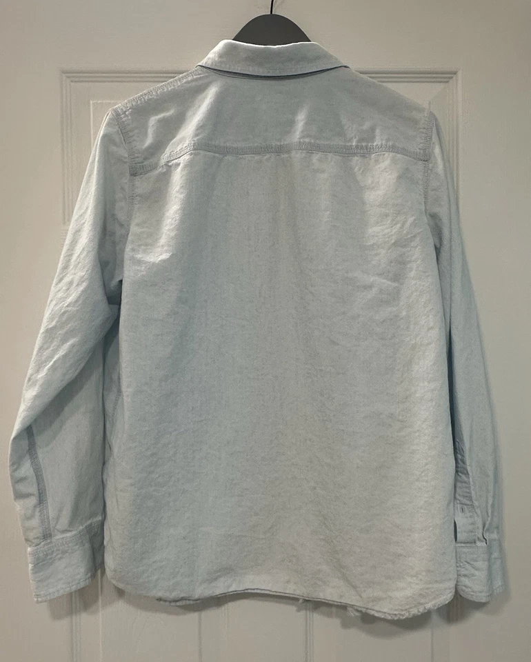 Ralph Lauren Women's Long Sleeve Jean Button-Up Shirt Size Large - Image 2 of 3