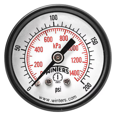 #ad #ad Winters Pem1422 Commercial Pressure Gauge 0 To 200 Psi 1 1 2 In Dial 1 8 In $6.39