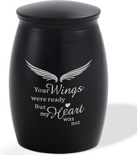 2.67 Inches Small Keepsake Urns for Human Ashes Adult Male or Female, Mini Crema