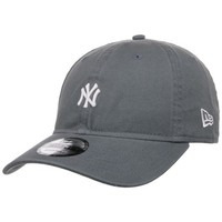 New Era 9Twenty Washed Mini Logo Yankees Cap Basecap Baseballcap Curved Brim Mlb