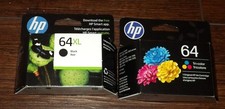 HP 64XL Black 64 Tri Color Ink Cartridges Dated 2026 2027