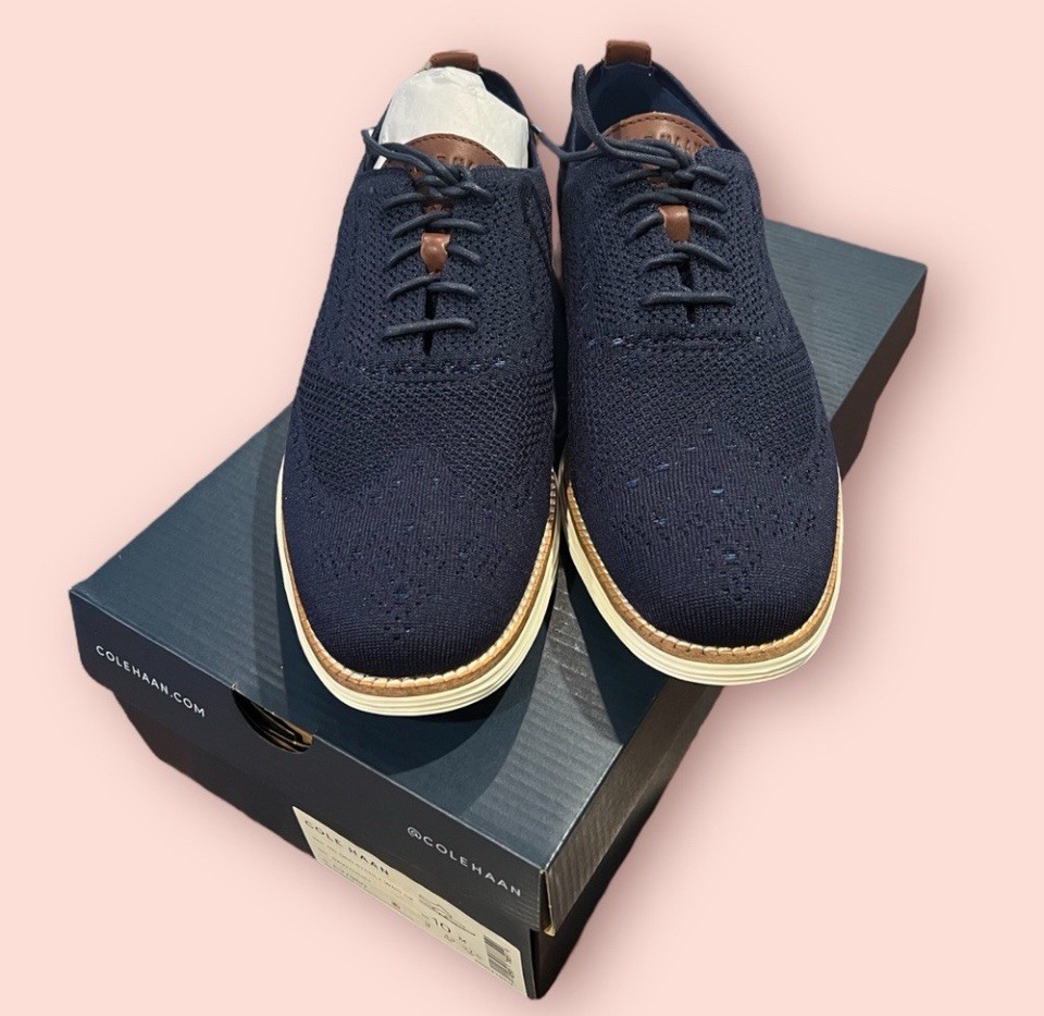 Cole Haan Original Grand Navy Wingtip Oxfords s-l400.jpg main image 3