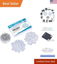 Comprehensive JST XH 2.54mm Pitch 2-Pin Connector Kit with 200 Pieces Included