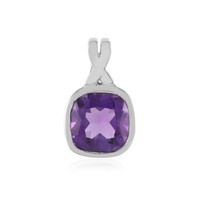 Cavill SilberanhäNger Amethyst 1,22Ct Sterlingsilber Platin Finish Lila
