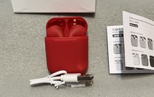 InPods 12 True Wireless Stereo Earbuds V5.0 for Android/ios/BT5.0, Red