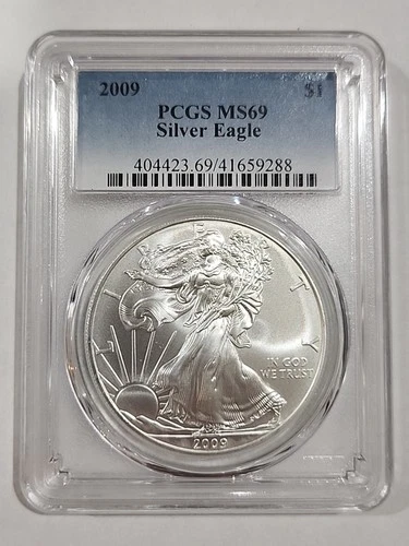 2009 Silver American Eagle MS-69 PCGS