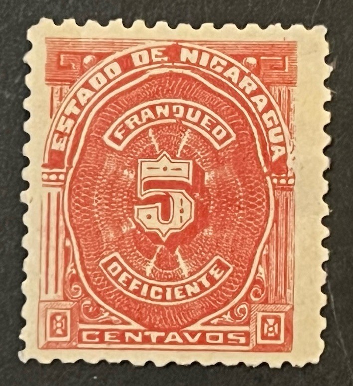 Travelstamps: Nicaragua Postage Due Stamps -Mint Hinged - MOGH