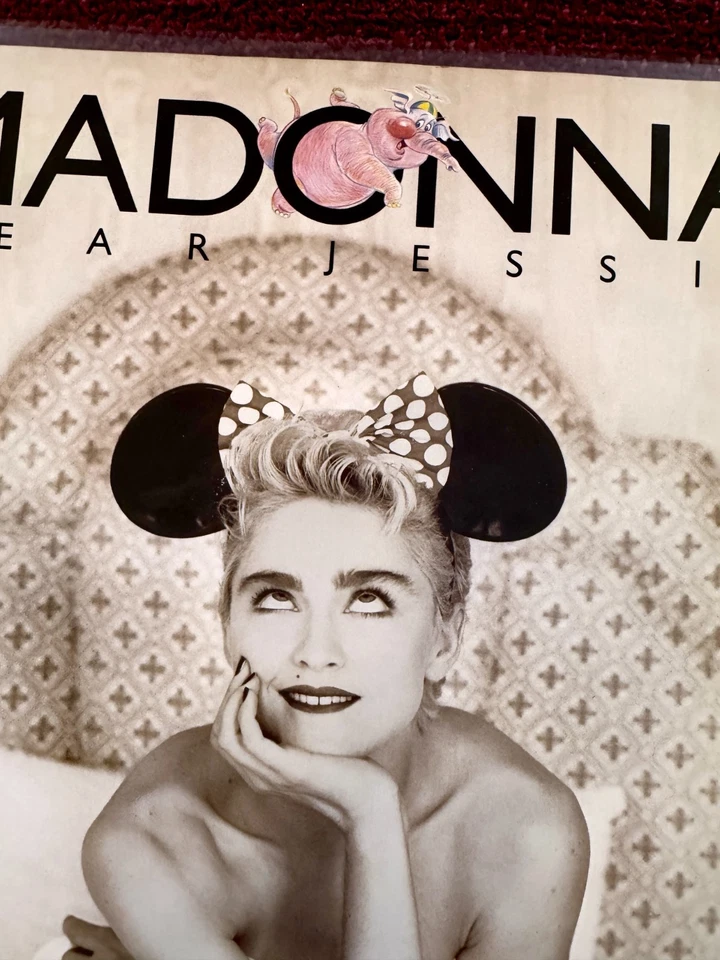 MADONNA DEAR JESSIE 12" RECORD MINNIE MOUSE EU VINYL ONLY PROMO SINGLE PRAYER LP Foto 4 de 4