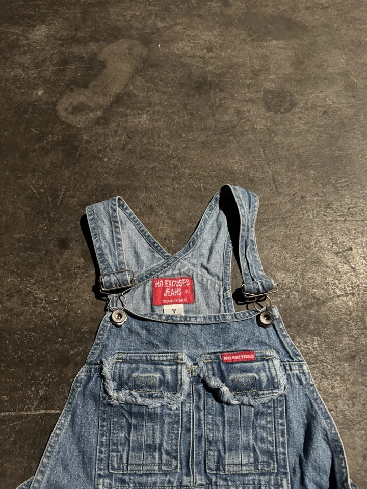 Vestido corto de mezclilla para mujer vintage No Excuses talla S falda personalizado Foto 4 de 4