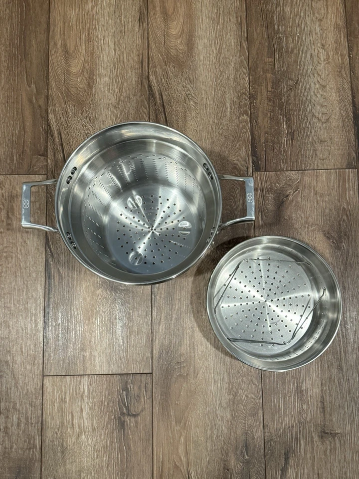 Calphalon Pasta Strainer And Boiler Insert 10.5” Tall 8.75” Wide 2 Pieces - Image 4 of 4