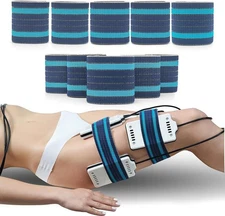 Elitzia Elastic Bandage Wrap Azure and Traditional Royal Blue Binding Strape ...