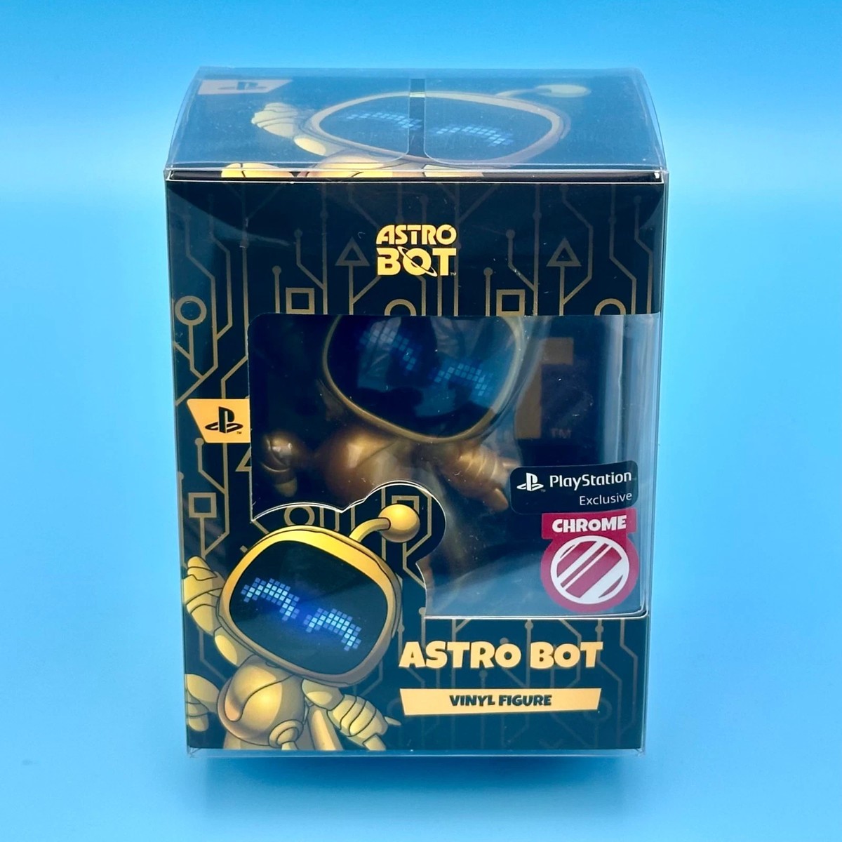 YouTooz Astro Bot GOLD Chrome Vinyl Figure Statue Official