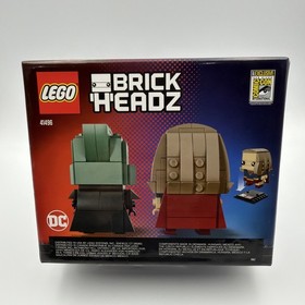 2017 SDCC Exclusive Lego 41496 Brickheadz Supergirl & Martian Manhunter -Sealed 