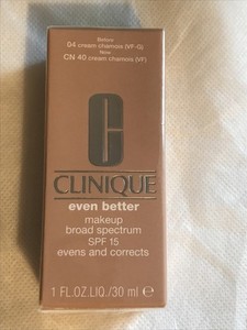 Clinique Even Better CN40 Cream Chamois (VF) Makeup Foundation SPF15 -NIP