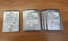 Lot of 6 Toshiba 320GB (5) 500GB (1) 5400RPM 8MB Cache 2.5" SATA HDD