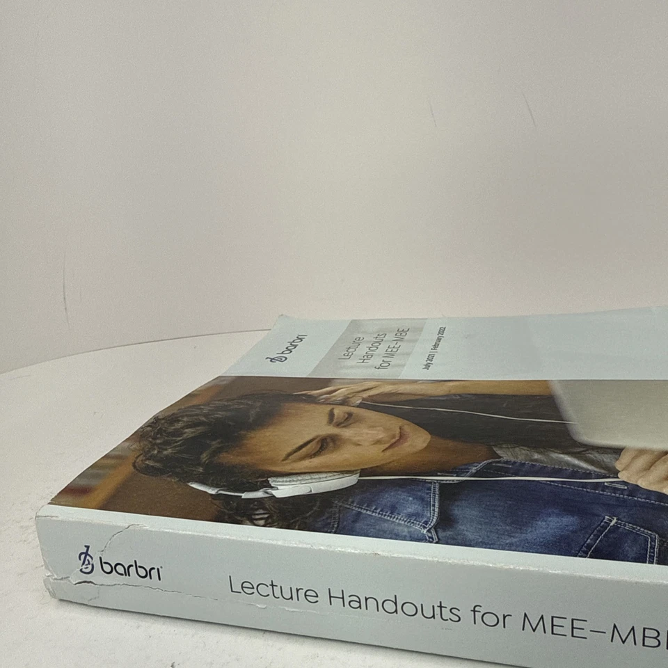 2021 - 2022 Barbri UBE Bar Exam Review Lecture Handouts for MEE MBE Clean Pages - Image 3 of 4