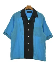 WACKO MARIA Casual Shirts Light bluexBlack L 2200609969106