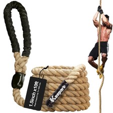 Climbing Rope 1.5 Inch Diameter 10FT 15FT 20FT 25FT 30FT 35FT Gym C... Fast Ship