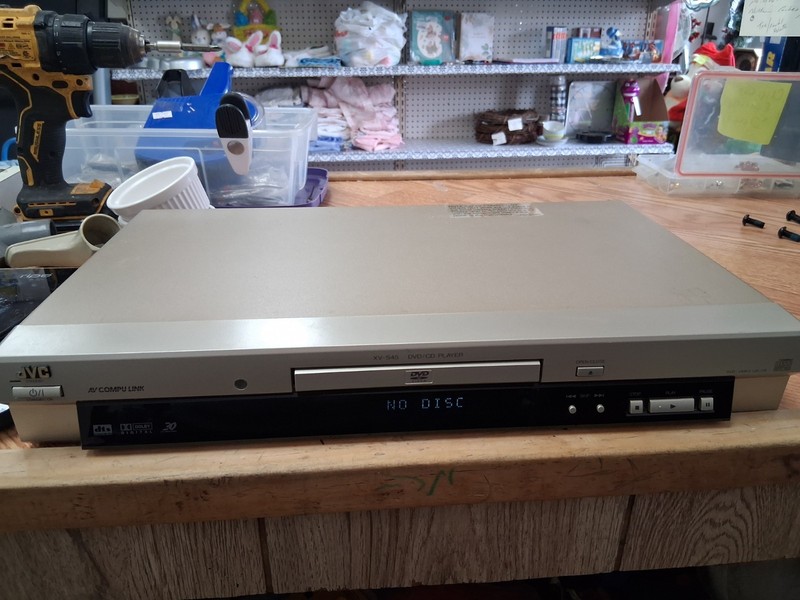 JVC Home Entertainment XV-S45 Dolby Digital Audio DVD/CD Player Tested No Remote