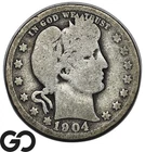 1904-O Barber Quarter