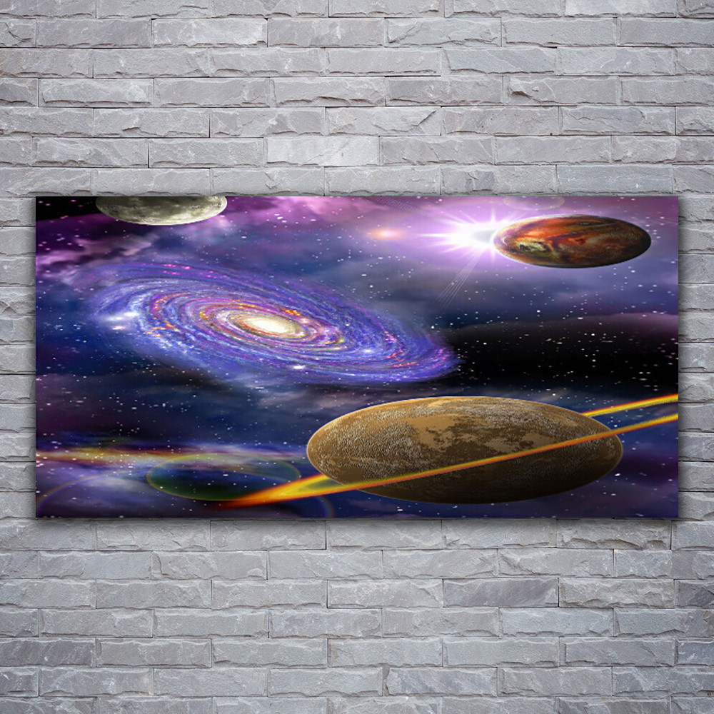 Tableau univers 120x60 cm pour créer une ambiance relaxante dans votre chambre