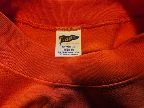 Denver Broncos Super Bowl XXII Mens Sweatshirt, Orange, Trench, Size S, M, EUC - Picture 5 of 5
