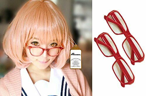 Anime Kyoukai No Kanata Kuriyama Mirai Pink Cosplay Wigs